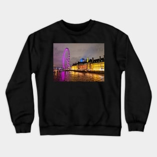 London at night - fine art photo Crewneck Sweatshirt